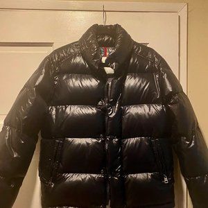 Moncler Ever Jacket Size 1 Small Authentic Shiny Black successor Everest